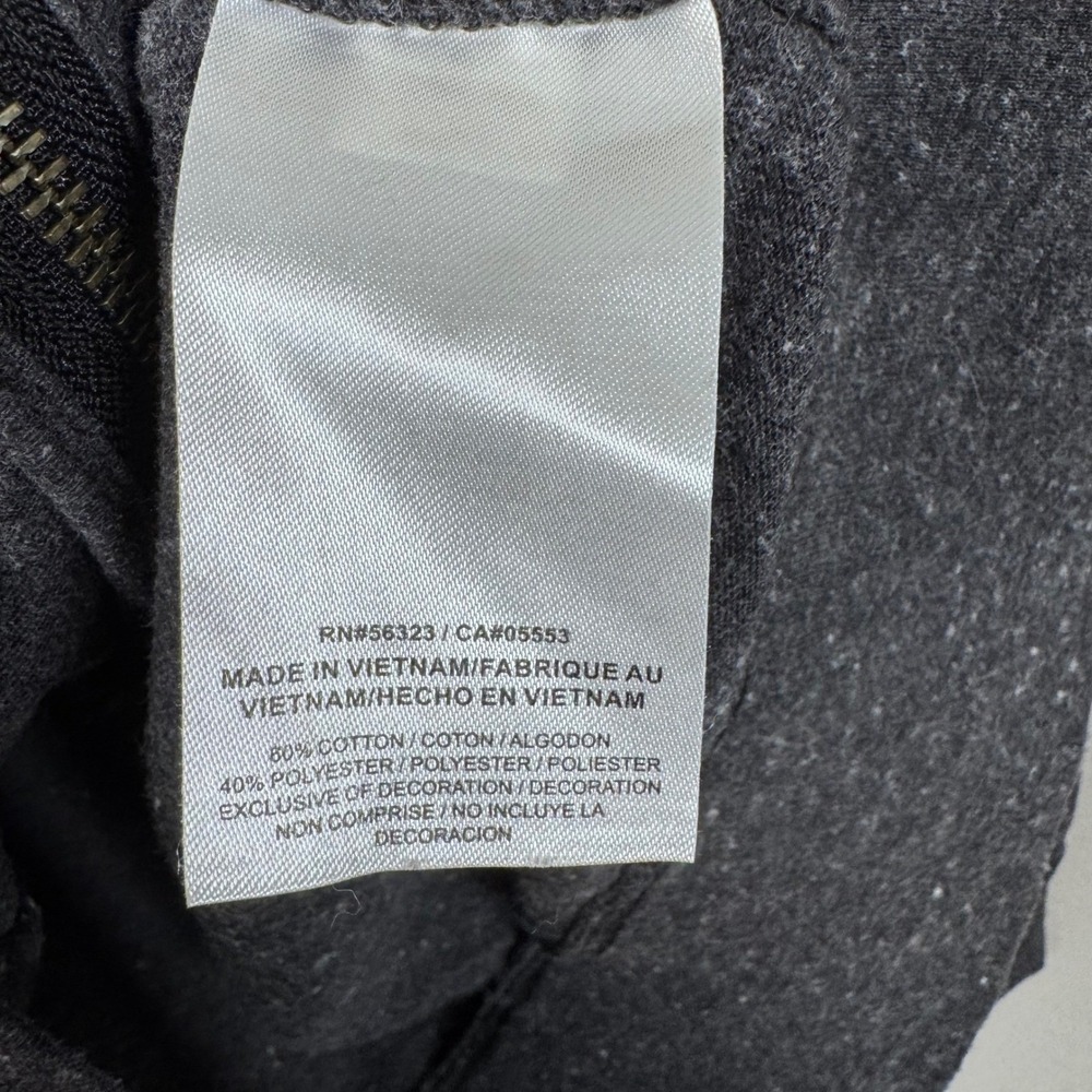 Nike Oregon Ducks Women's Med Full Zip Hoodie Charcoal Grey Heathered Sweatshirt - Picture 7 of 7